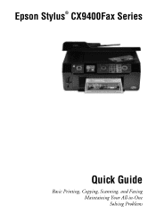 Epson CX9400Fax Quick Reference Guide