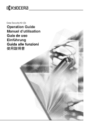 Kyocera KM-C3225 Data Security Kit (D) Operation Guide Rev-1.0