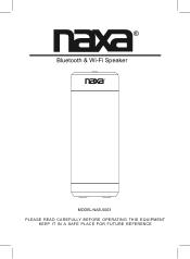 Naxa NAS-5003 English and Spanish Manual