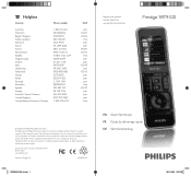Philips SRT9320 Quick start guide
