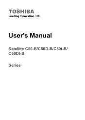Toshiba Satellite C50D-B PSCN4C-00K001 Users Manual Canada; English