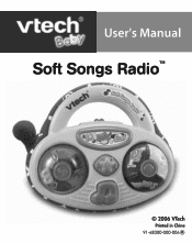 Vtech Soft Songs Radio User Manual