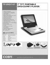 Coby DBTF-DVD7107 Brochure