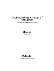 D-Link G520 Manual