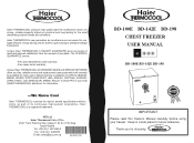 Haier HCF-140 User Manual