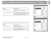 HP P4014n HP LaserJet P4010 and P4510 Series Printers PCL 6  -  Printing