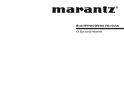 Marantz SR7002 User Manual - English