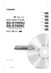 Toshiba SD-K760SU Owners Manual