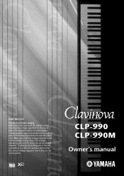 Yamaha CLP-990M Owner's Manual