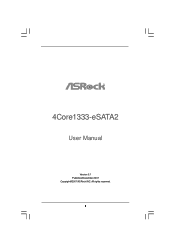 ASRock 4Core1333-eSATA2 User Manual