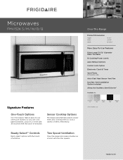 Frigidaire FMV152KW Product Specifications Sheet (English)