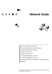 Ricoh AFICIO 1515 MF Network Guide