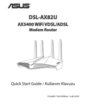 Asus DSL-AX82U QSG Quick Start Guide for European