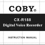Coby R188 Instruction Manual