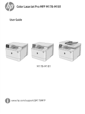 HP Color LaserJet Pro M180-M181 User Guide