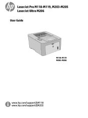HP LaserJet Pro M118-M119 User Guide