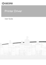 Kyocera ECOSYS P7035cdn ECOSYS Model Printer Driver User Guide Rev 16.18.2013.10