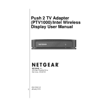 Netgear PTV1000 PTV1000 User Manual