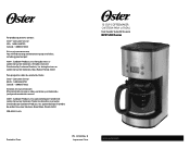 Oster 12 Cup Programmable Coffeemaker Instruction Manual
