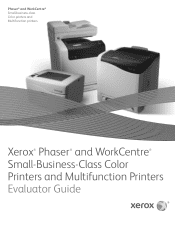 Xerox 6505/N Evaluator Guide
