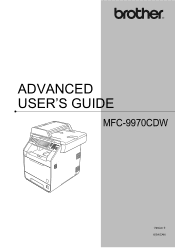 Brother International MFC-9970CDW Advanced Users Manual - English