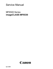 Canon MF6530 Service Manual