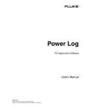 Fluke 345 FE PowerLog Users Manual
