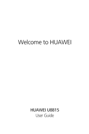 Huawei Ascend G300 User Manual