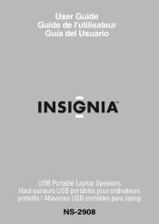 Insignia NS-2908 User Manual (English)