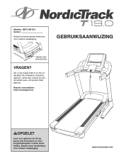 NordicTrack 19.0 Treadmill Dutch Manual
