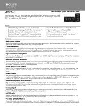 Sony LBT-GPX77 Marketing Specifications