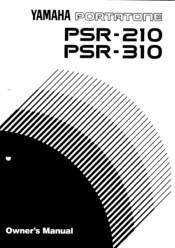 Yamaha PSR-310 Owner's Manual (image)