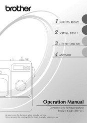 Brother International ST150HDH Operation Manual
