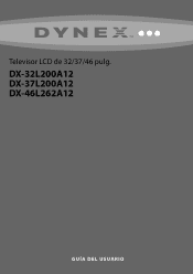 Dynex DX-46L262A12 User Manual (Spanish)