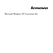 Lenovo ThinkPad X20 Microsoft Windows XP Conversion Kit