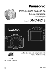Panasonic DMCFZ18 Digital Still Camera - Spansih