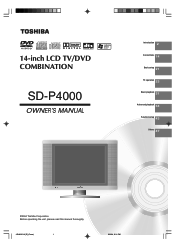 Toshiba SD-P4000 Owners Manual