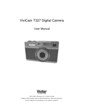 Vivitar T327 ViviCam T327 Camera Manual