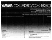 Yamaha CX-630 Owner's Manual
