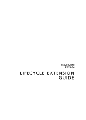 Acer TravelMate P215-54 Lifecycle Extension Guide