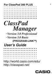 Casio CLASSPad300 User Guide