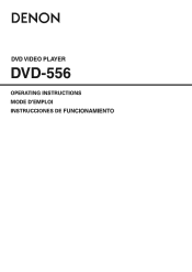 Denon DVD-556S Owners Manual