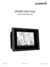 Garmin GPSMAP 8008 MFD Quick Start Manual