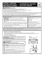 GE DDC4400TWH Installation Instructions