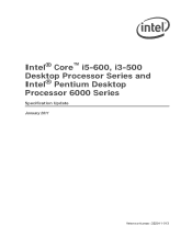 Intel I3-530 Specifications