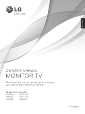 LG M2762D Owners Manual