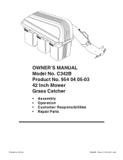 Poulan C342B User Manual