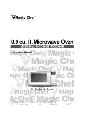 Magic Chef MCD990B User Manual