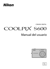 Nikon S600 S600 User's Manual