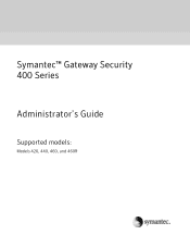 Symantec 460R Administration Guide
